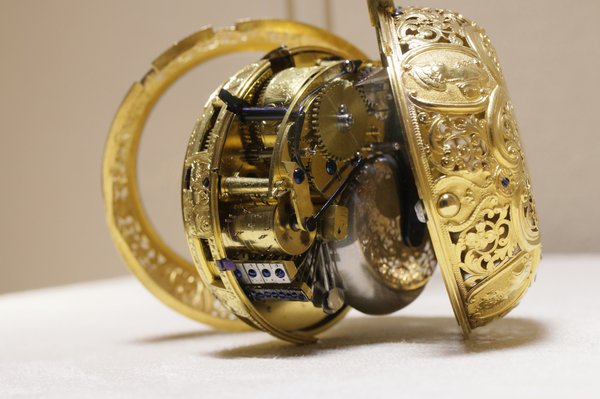 Coach watch with repetition and music by J Chauvel (movement) and John Dearmer I (case), London c1735
