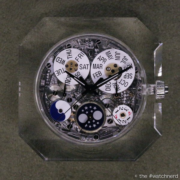 Calibre CHR 29-535 PS Q , just one of 49 watch movements on display