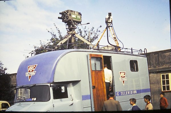 Sept 2022 - 2 Marconi Mk 3 TV camera on an ABC TV links van with microwave link for live roving shots..JPG