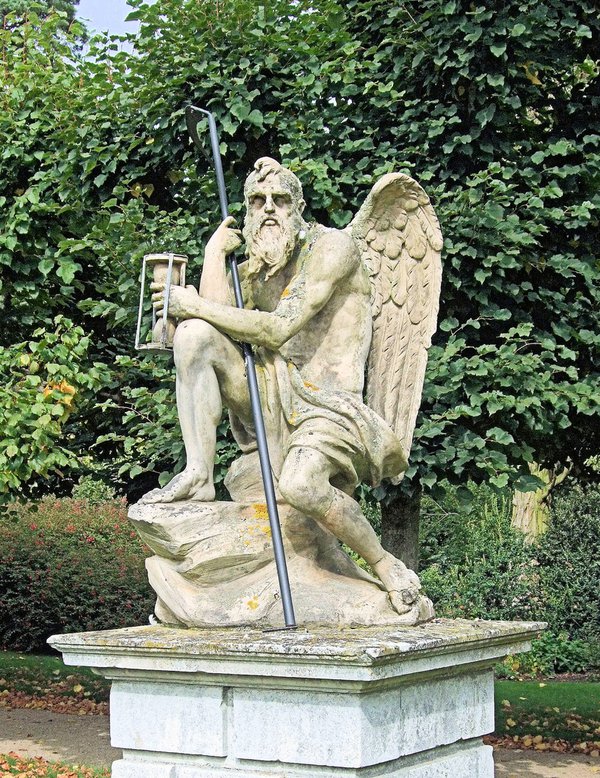 Old Father Time Statue, The Sandringham Estate - Norfolk. (Photo Jim Linwood)