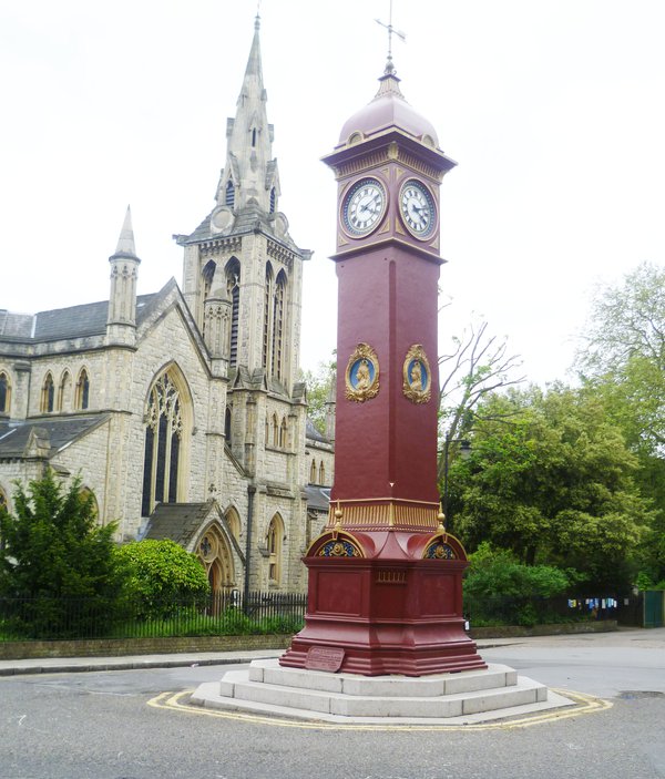 The 1897 clocktower at Highbury, Islington
