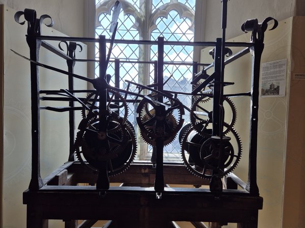 Clock from the Norman Tower - Moyses Hall, Bury St Edmunds - Sue Hines - 2024-09-28 12.09.03