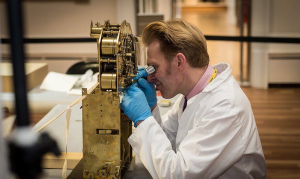 Reassembling the two main movements (photo courtesy of York Museums trust)