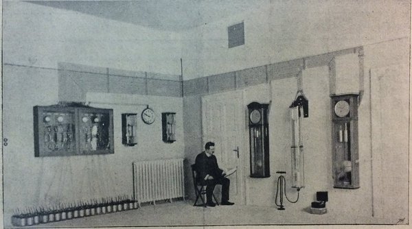 The clock room in the Urania observatory