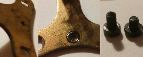 Re-bushing on the backcock and screws