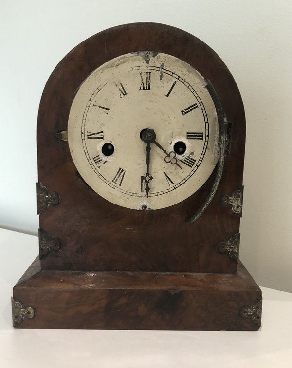 Clock with case