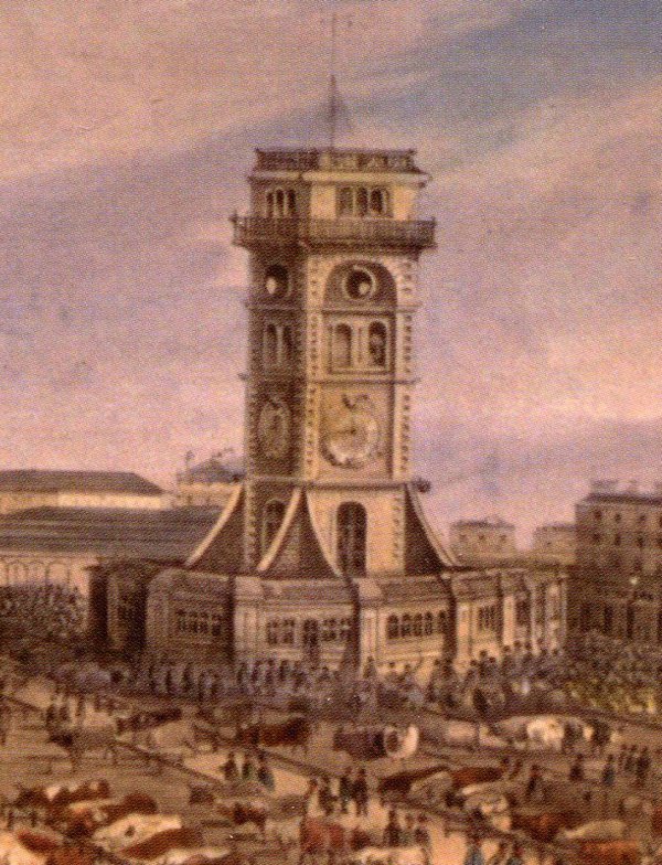 ... the artist has misrepresented the clock tower