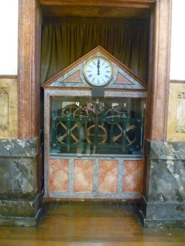 turret clock in Military Museum close-up (sorry not very sharp).JPG