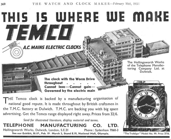 Advertisement, Watch and Clockmaker (1934). The building has changed little since